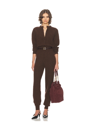 Helsa Aubrielle Jumpsuit in Brown. Size M. Also in XL.
