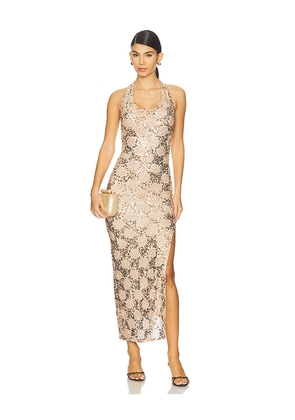 HEARTLOOM Acadia Dress in Neutral. Size L. Also in M, S, XL, XS.