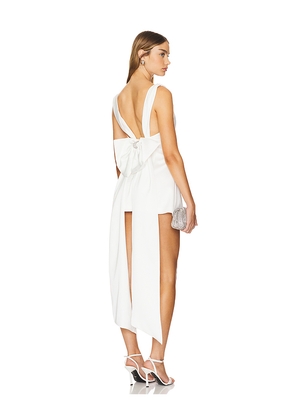 Nana Jacqueline Silvia Silk Dress in White. Size S. Also in XS.
