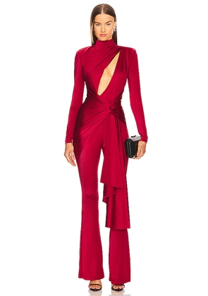 Michael Costello x REVOLVE Monroe Jumpsuit in Red. Size L. Also in XS.