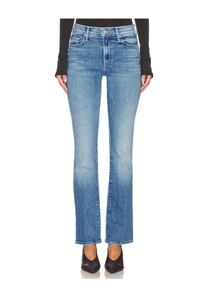 MOTHER The Outsider Sneak Jeans in Denim-Medium. Size 33. Also in 30.