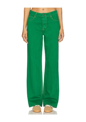 LIONESS Top Model Jeans in Green. Size L. Also in M, S.