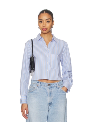 LIONESS Palmer Shirt in Baby Blue. Size L. Also in M, S, XL, XS, XXS.