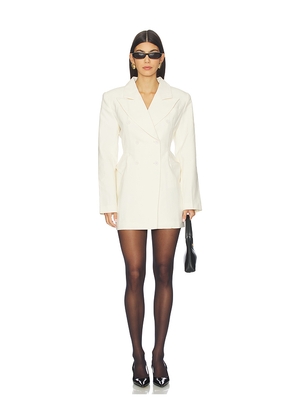 LIONESS Wimbledon Mini Dress in Cream. Size L. Also in M, S.