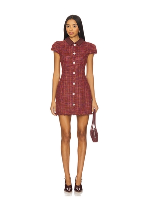 LIKELY Riello Dress in Burgundy. Size 0. Also in 2, 6.