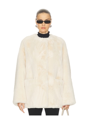 L'Academie By Marianna Aja Jacket in Ivory. Size L. Also in M, S, XL, XS, XXS.