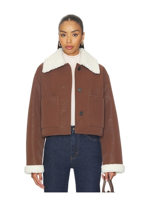 L'Academie By Marianna Ayla Jacket in Brown. Size L. Also in M, S, XL, XS, XXS.