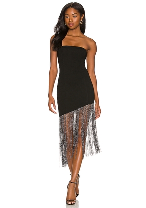 superdown Cleo Strapless Dress in Black. Size M. Also in L, XS, XXS.