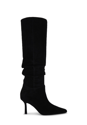 RAYE Dani Extended Calf Boot in Black. Size 8. Also in 6, 9.