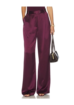 SANS FAFF Blair Trousers in Wine. Size L. Also in S.