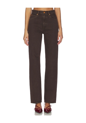 SLVRLAKE x REVOLVE London Straight Jeans in Brown. Size 24. Also in 23, 30.