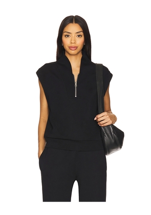 Varley Loretta Half Zip Vest in Black. Size L. Also in M.