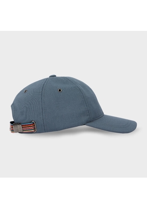 Paul Smith Blue Virgin Wool Baseball Cap