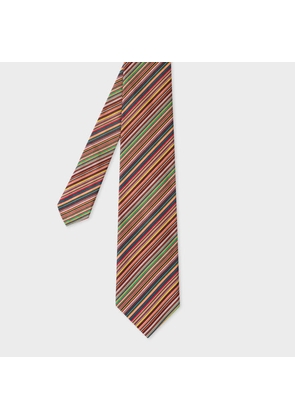 Paul Smith 'Signature Stripe' Silk Tie Multicolour