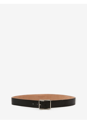 ALEXANDER MCQUEEN - Leather Belt - Item 6895401AAGN1000