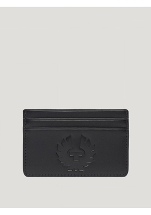 Belstaff Wheatle Card Holder Unisex's Smooth Leather Black Size One Size