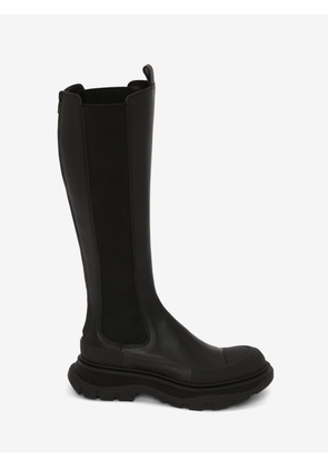 ALEXANDER MCQUEEN - Slick Knee-high Boot - Item 666410WHZ661000