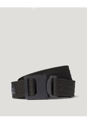 Belstaff Webbing Clip Belt Men's Nylon Webbing Black Size L