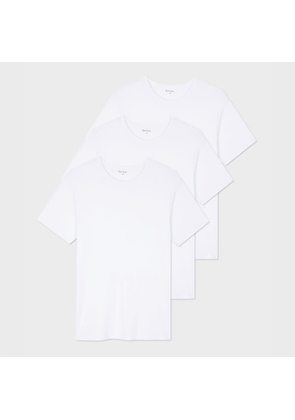 Paul Smith White Modal Lounge T-Shirts Three Pack