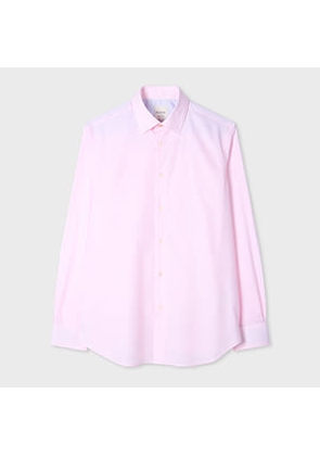Paul Smith Tailored-Fit Pink Pin-Dot Easy Care Shirt