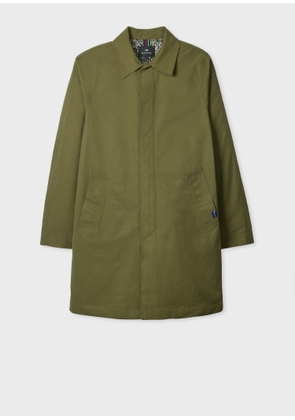 PS Paul Smith Khaki Cotton-Blend Lightweight Mac Green