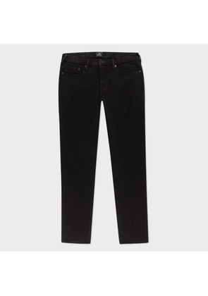 PS Paul Smith Tapered-Fit Black Organic Stretch Jeans