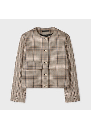 Paul Smith Women's Brown Houndstooth Jacket