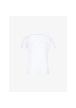 Mens Sunspel Q14 Cellular Cotton T-Shirt