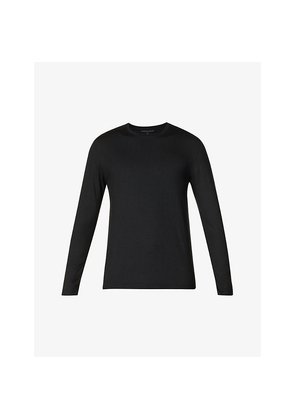 Mens Derek Rose Basel Long-Sleeved Stretch-Modal Top