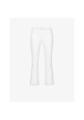 Womens Frame Le Crop Mini Boot Boot-Cut Mid-Rise Jeans