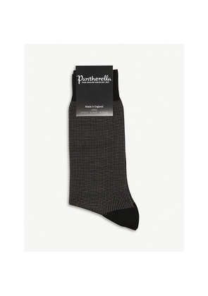 Mens Pantherella Birdseye Wool-Blend Socks