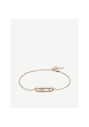 Messika Baby Move 18ct Rose-Gold and 0.10ct Brilliant-Cut Diamond Bracelet