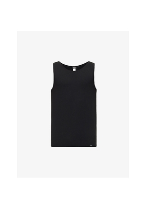 Mens Hanro Fitted Stretch-Jersey Vest Top