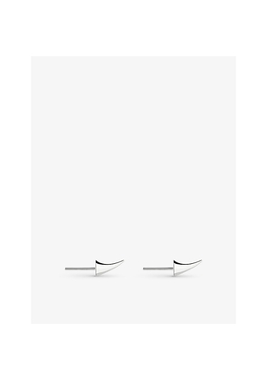 Womens Shaun Leane Rose Thorn Sterling-Silver Stud Earrings