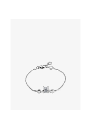 Bvlgari B.Zero1 18ct White-Gold and 0.31ct Brilliant-Cut Diamond Bracelet