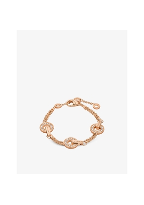 Bvlgari Bvlgari 18ct Yellow-Gold and Mother Of Pearl Bracelet