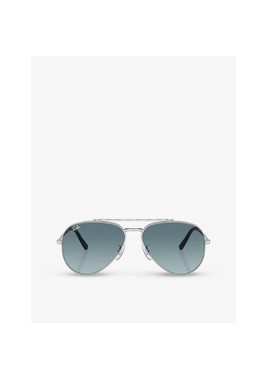 Ray-Ban Rb3625 Aviator-Frame Metal Sunglasses