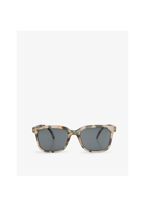 Izipizi #L Square-Framed Light Tortoise Sunglasses