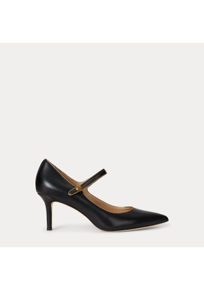 Lanette Metallic-Trim Mary Jane Pump