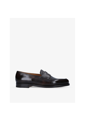 Mens John Lobb Lopez Leather Loafers