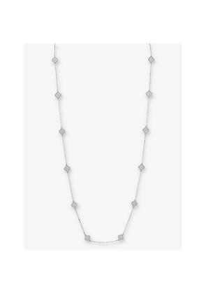 Van Cleef & Arpels Sweet Alhambra White-Gold and 1.29ct Diamond Necklace