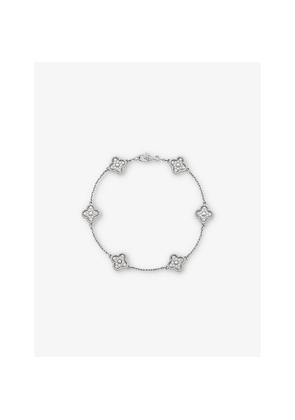 Van Cleef & Arpels Sweet Alhambra White-Gold and 0.48ct Diamond Bracelet