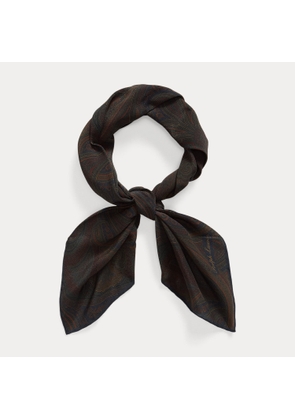 Paisley Silk Crepe Neckerchief