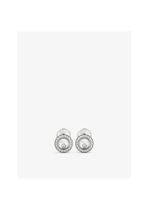 Chopard Happy Diamonds Icons 18ct White-Gold and 0.38ct Diamond Earrings