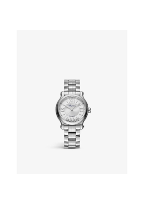 Chopard 278608-3002 Happy Sport Stainless-Steel and 0.25ct Diamond Self-Winding Mechanical Watch