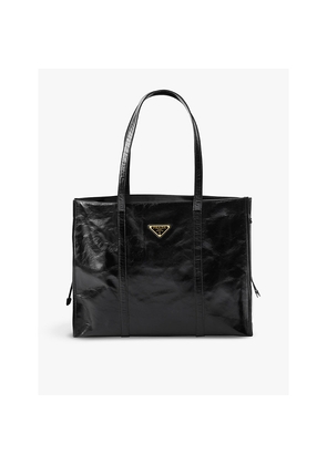 Womens Prada Large Leather Tote Bag