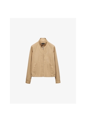 Mens Prada Lettered Logo-Print Regular-Fit Nylon Jacket