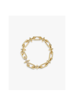 Tiffany & Co Titan By Pharrell Williams Link 18ct Yellow-Gold 1.75ct Diamond Bracelet
