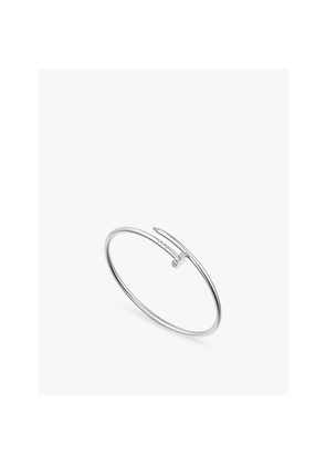 Cartier Juste Un Clou 18ct White-Gold and 0.18ct Brilliant-Cut Diamond Bracelet