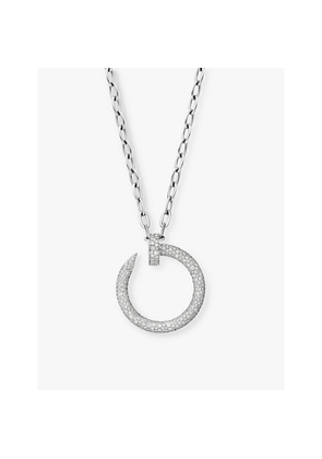 Cartier Juste Un Clou 18ct White-Gold and 4.73ct Brilliant-Cut Diamond Pendant Necklace
